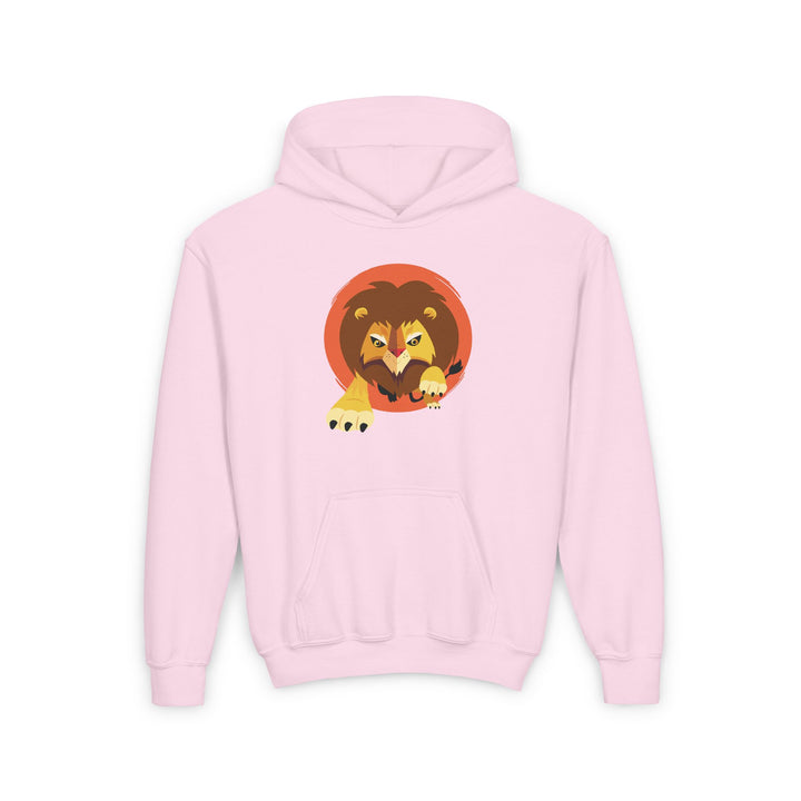 Lion Wild Sun Youth Hooded Sweatshirt