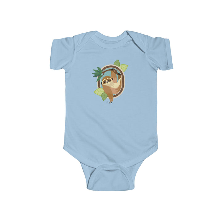 Sloth Portrait of Nature Soft Baby Bodysuit