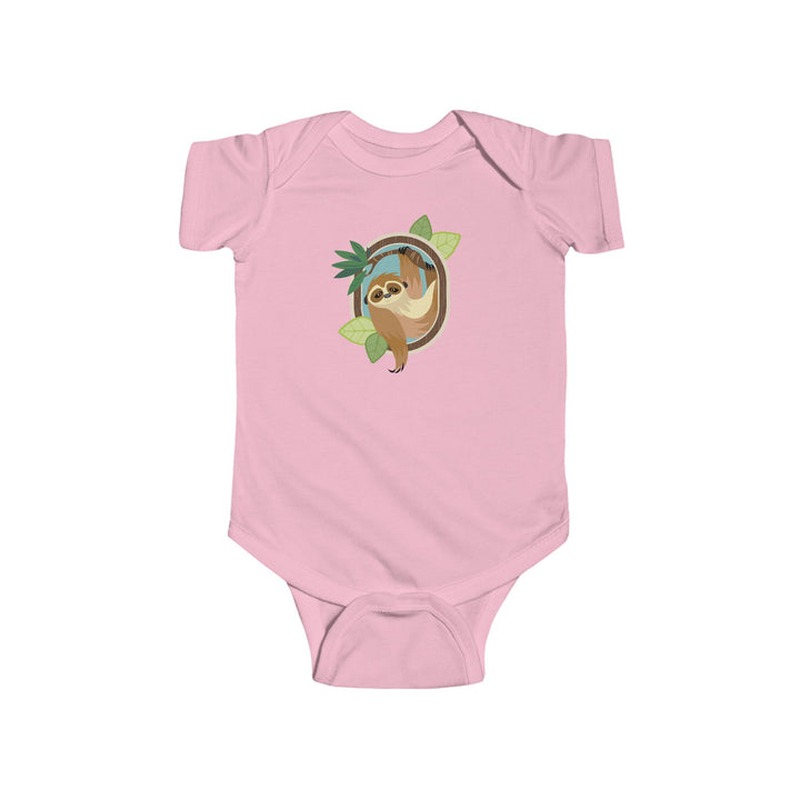 Sloth Portrait of Nature Soft Baby Bodysuit
