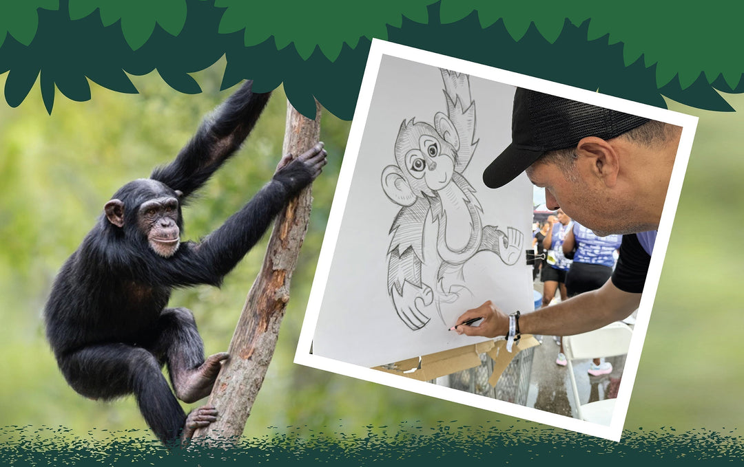 Inspired chimp and wildlife products