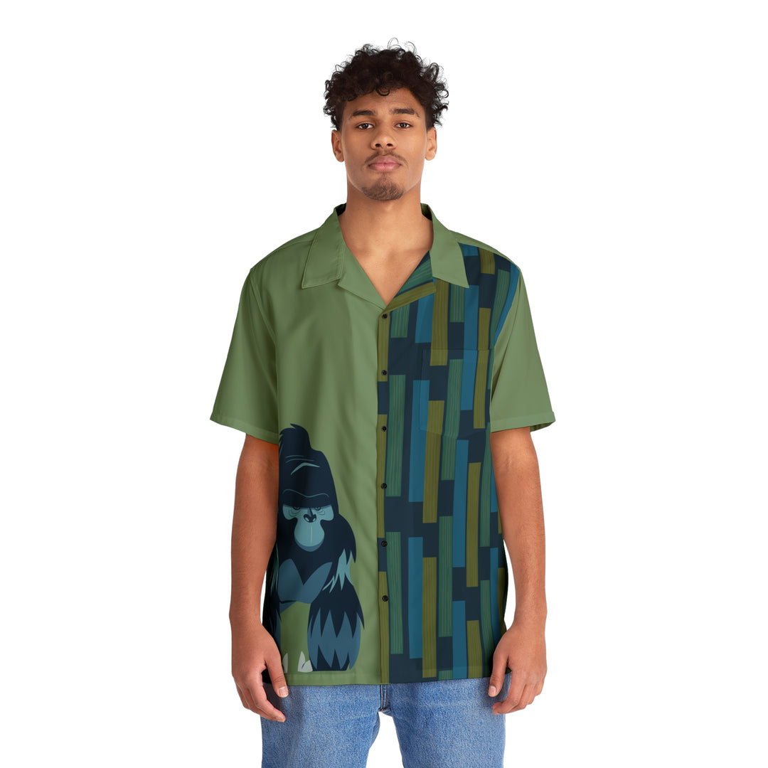 Gorilla Stance Men's Hawaiian Shirt