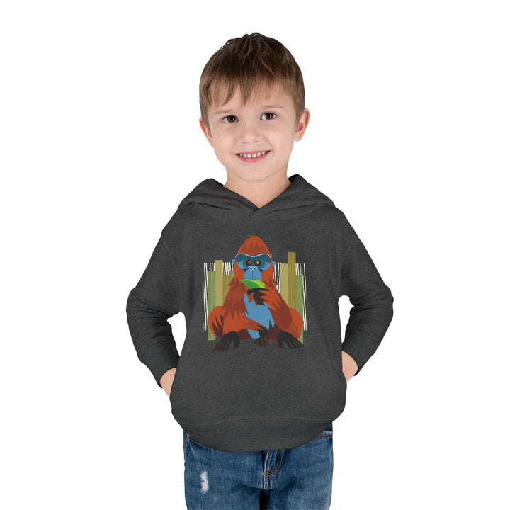 Orangutan Bars Toddler Pullover Fleece Hoodie