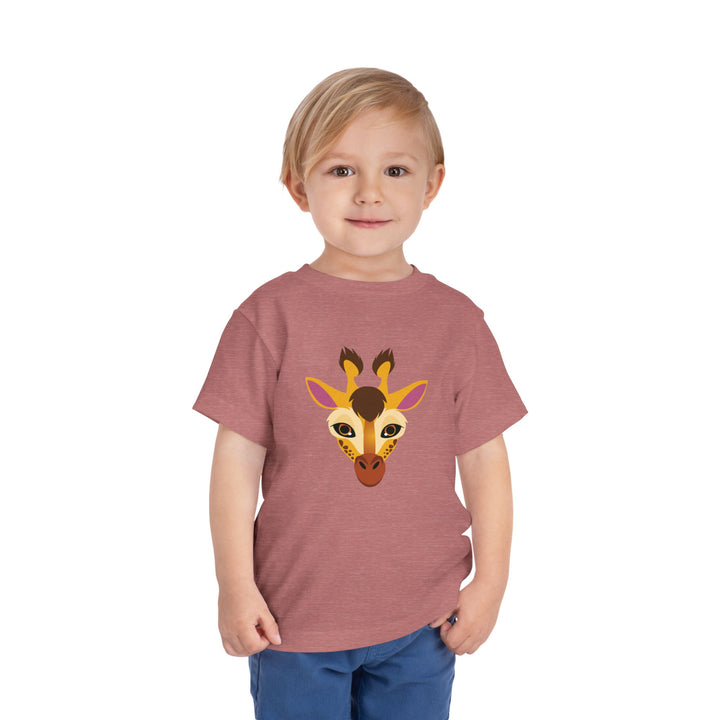 Giraffe Wild Faces Toddler Soft Shirt