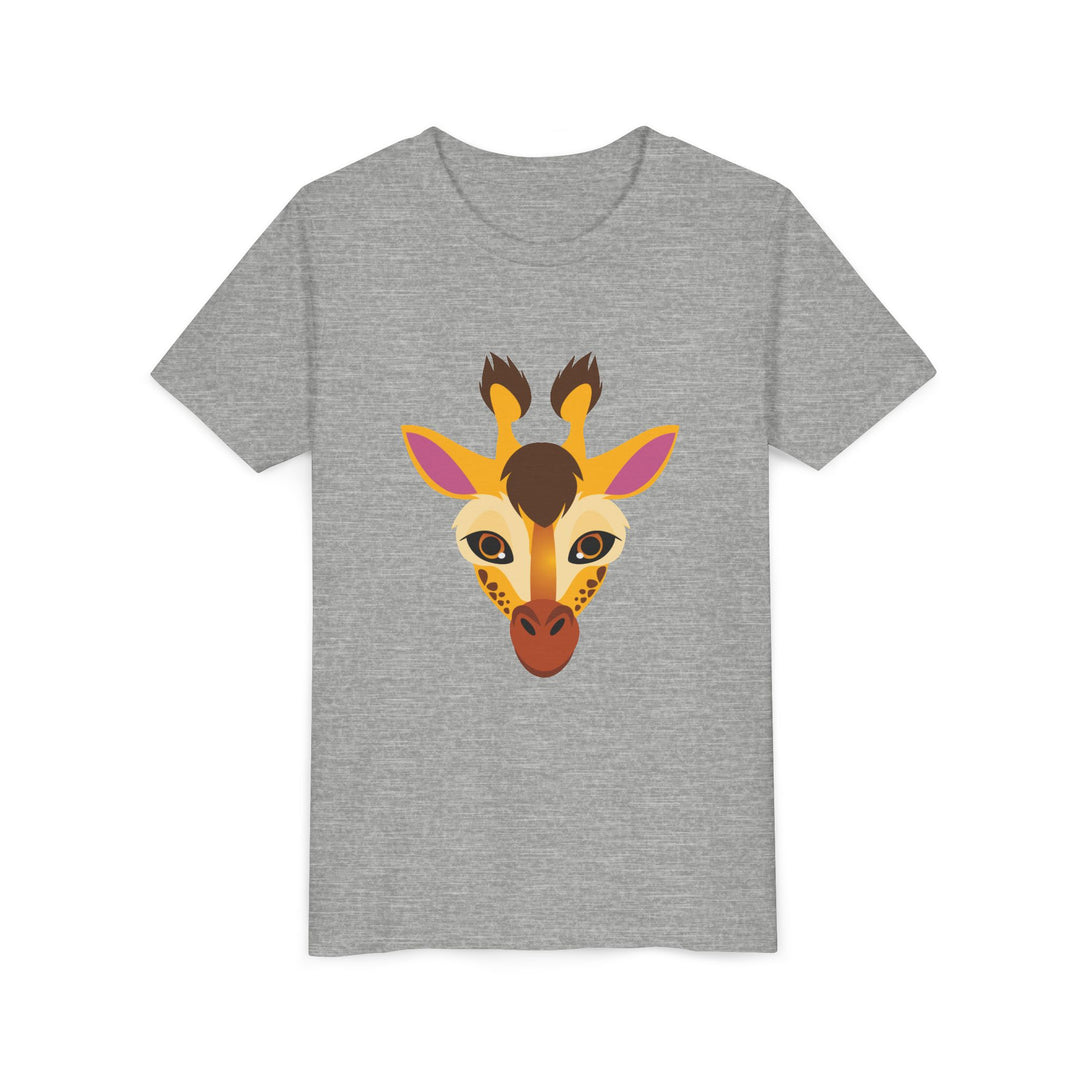 Giraffe Wild Faces Youth Soft Shirt