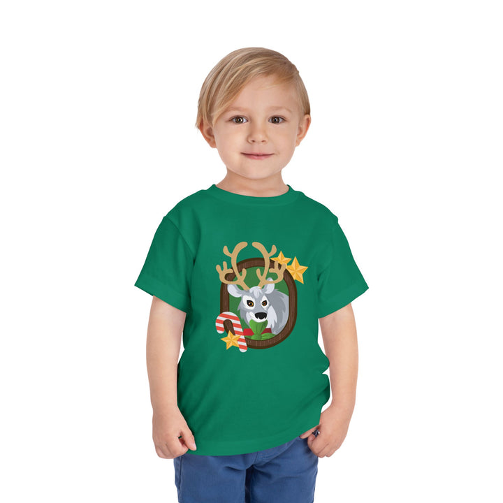 Reindeer Portrait of Nature Soft Shirt - Toddler