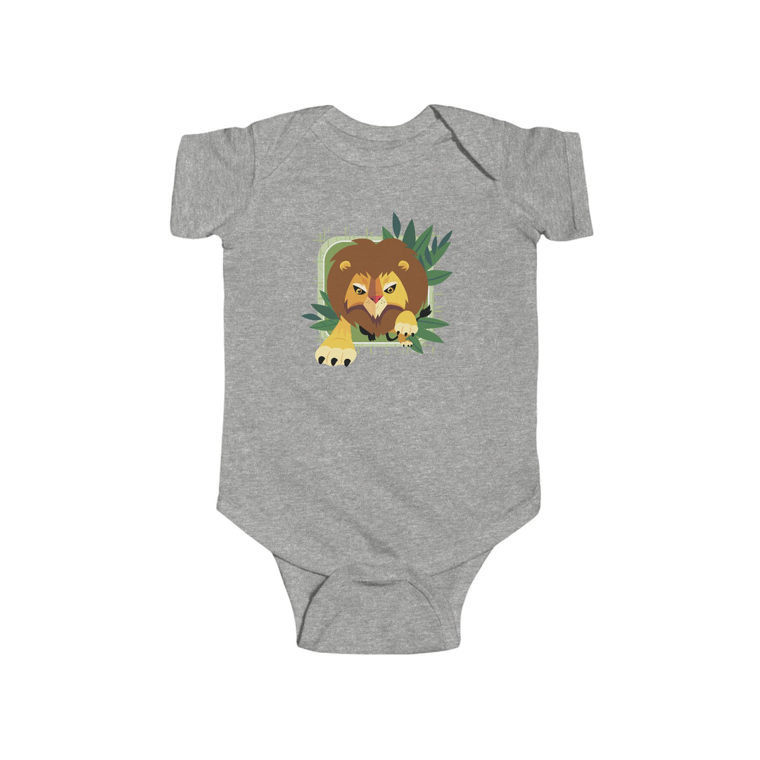 Lion In Your Face Soft Baby Onesie