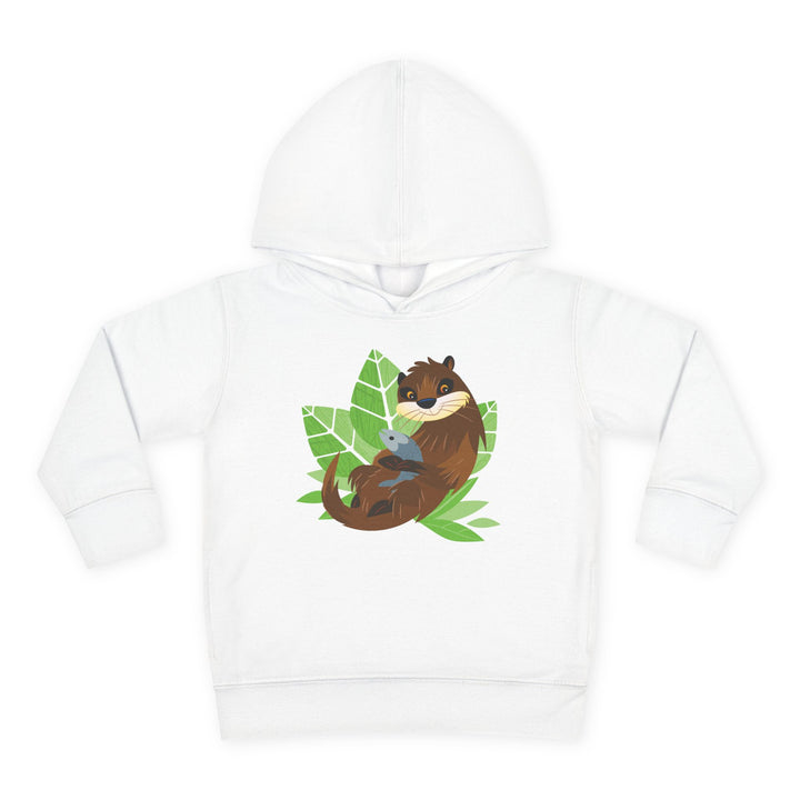 Otter Living Wildly Toddler Pullover Fleece Hoodie