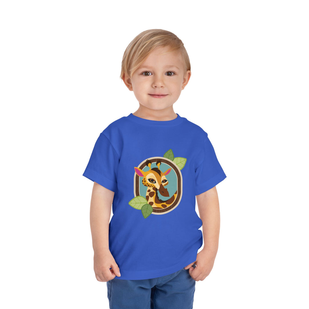 Giraffe Portrait Toddler Soft Shirt