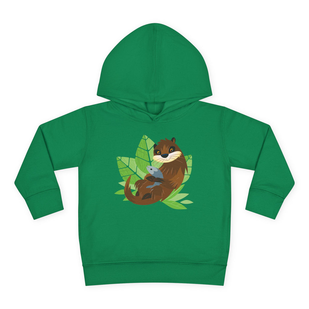 Otter Living Wildly Toddler Pullover Fleece Hoodie