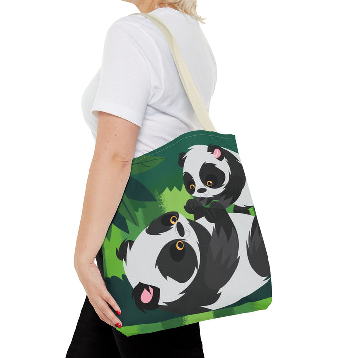 Panda Family Wild Tote Bag