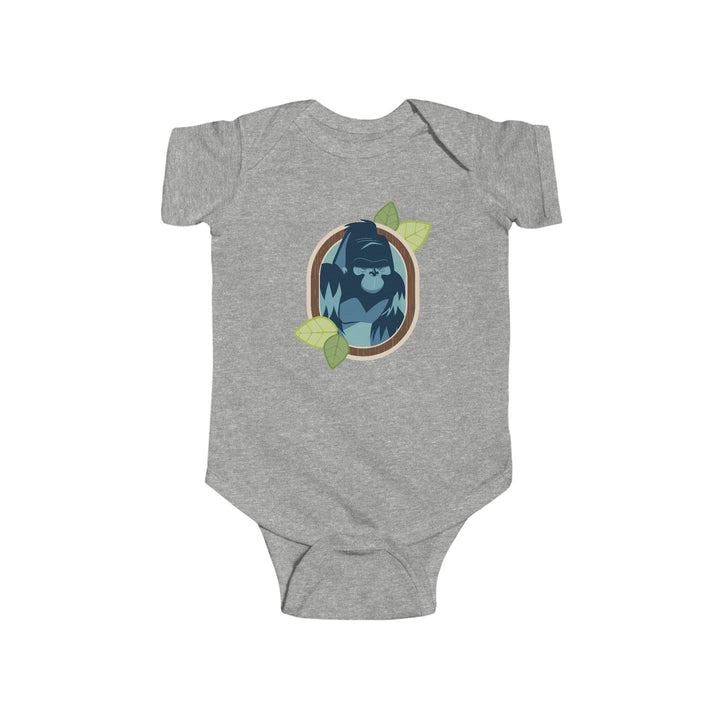 Gorilla Bold Portrait of Nature Soft Baby Onesie