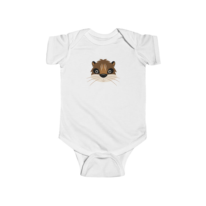 Otter Wild Faces Baby Bodysuit
