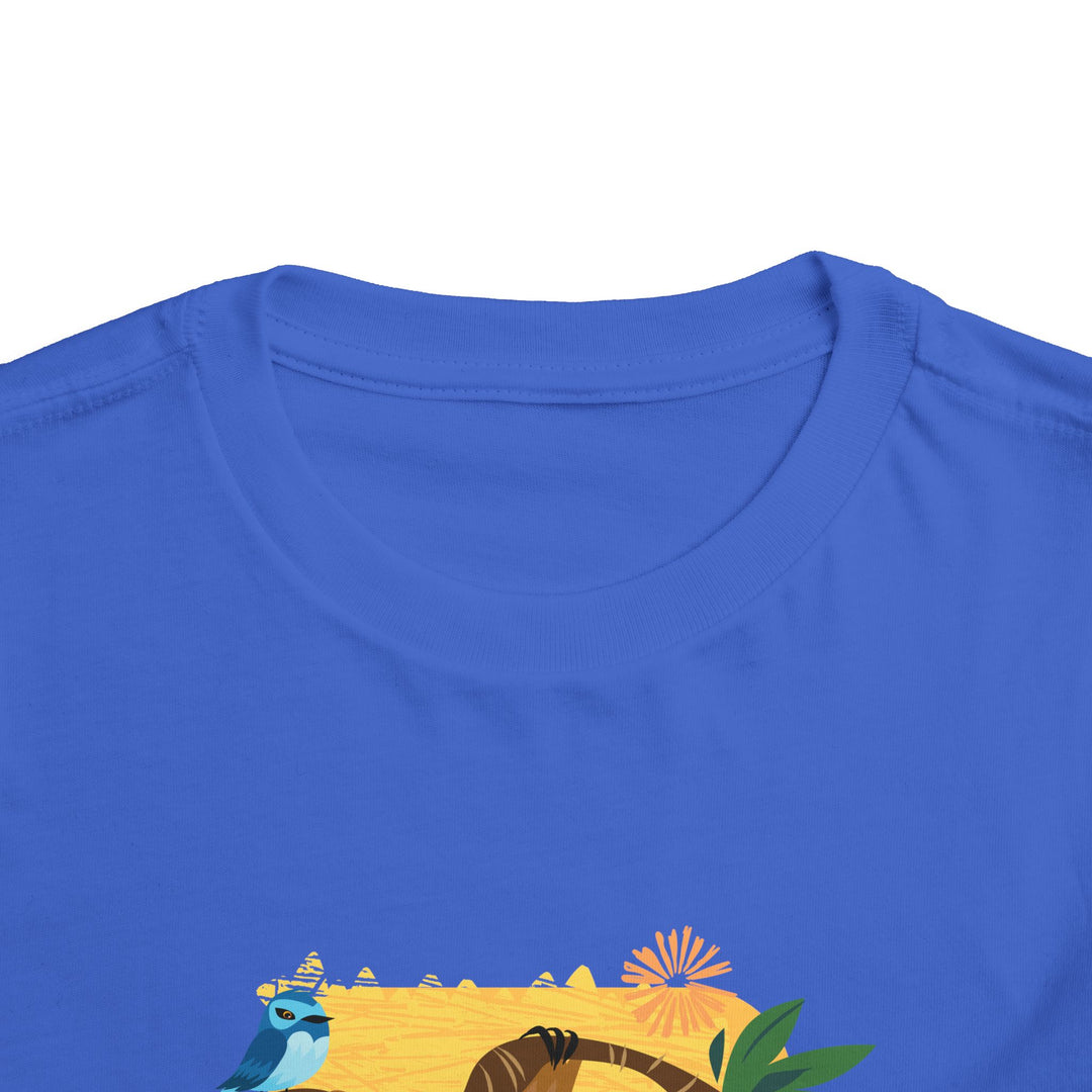 Sloth Hanging Out Flowers Soft Shirt - Toddler