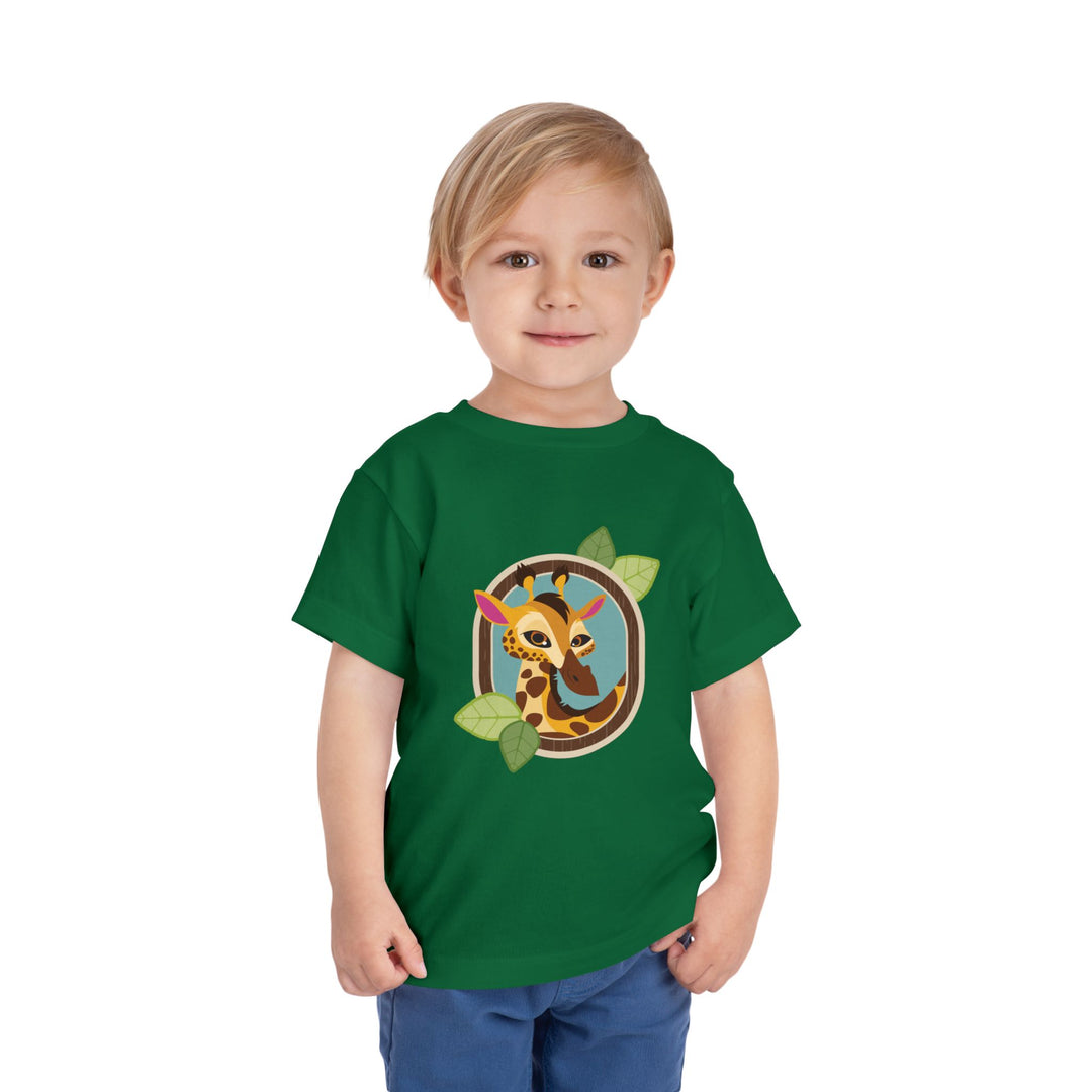 Giraffe Portrait Toddler Soft Shirt