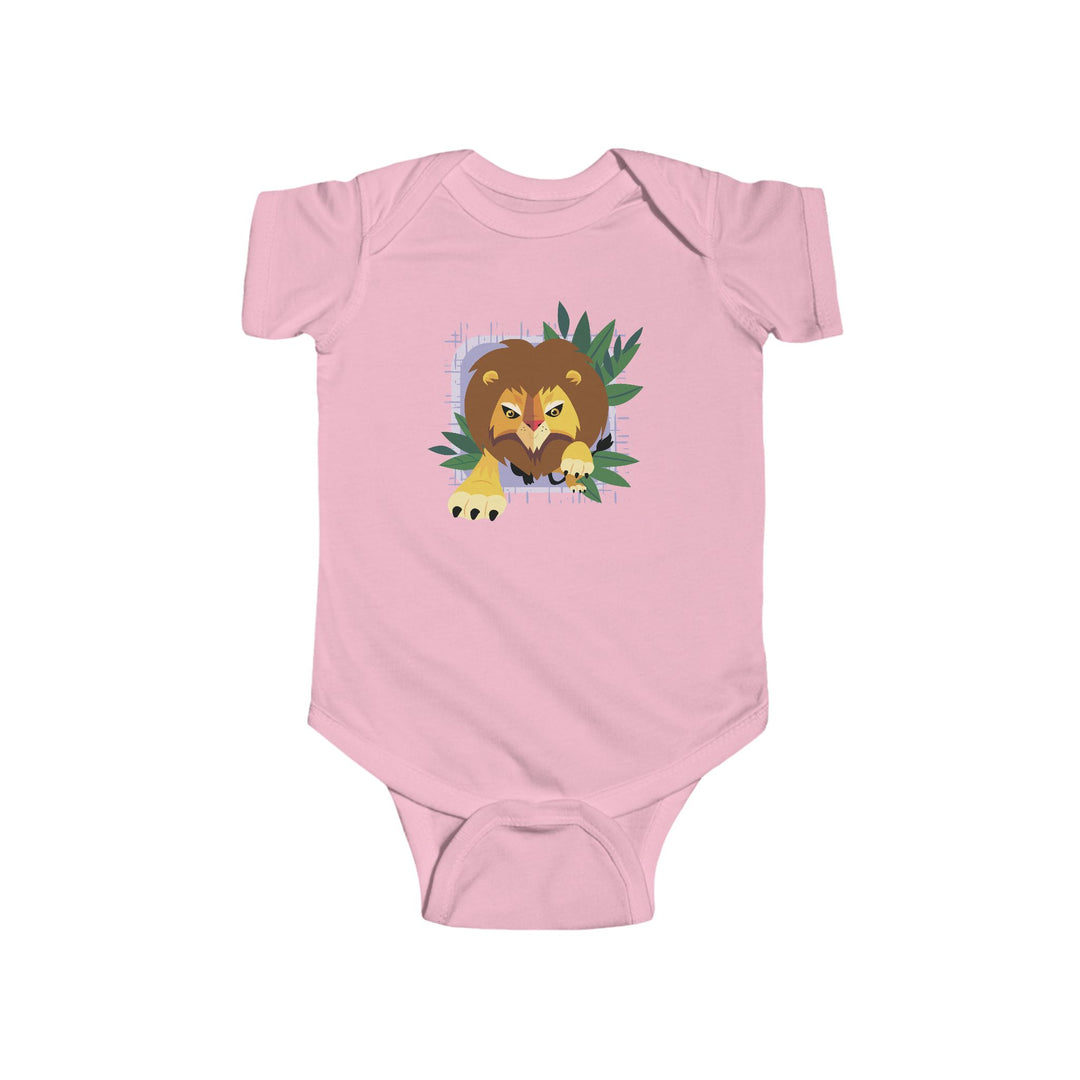 Lion In Your Face Soft Baby Onesie