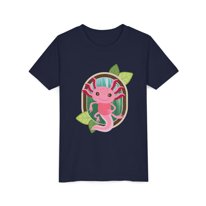 Axolotl Portrait of Nature Youth Soft Shirt