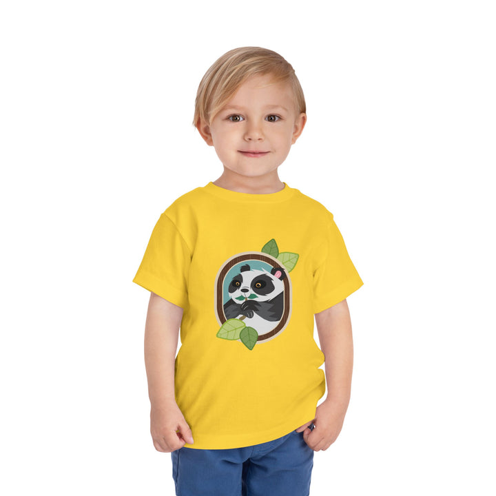 Panda Portrait of Nature Toddler Soft Shirt