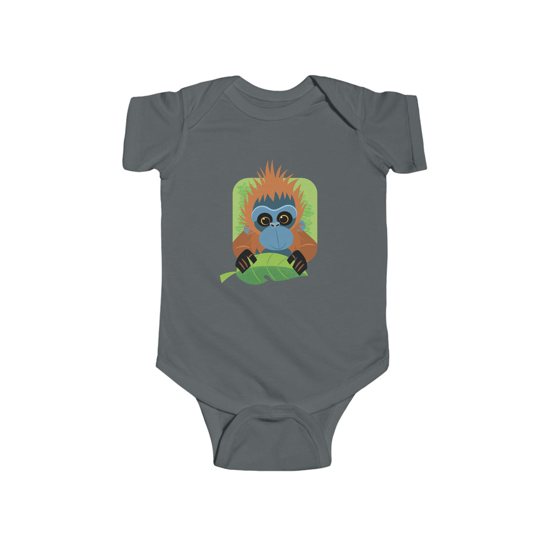 Orangutan In Your Face Soft Baby Onesie