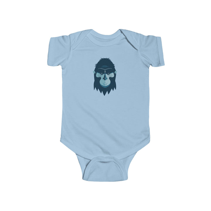 Gorilla Wild Faces Soft Baby Bodysuit