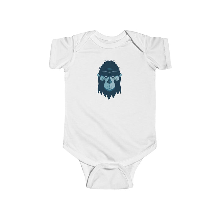 Gorilla Wild Faces Soft Baby Bodysuit