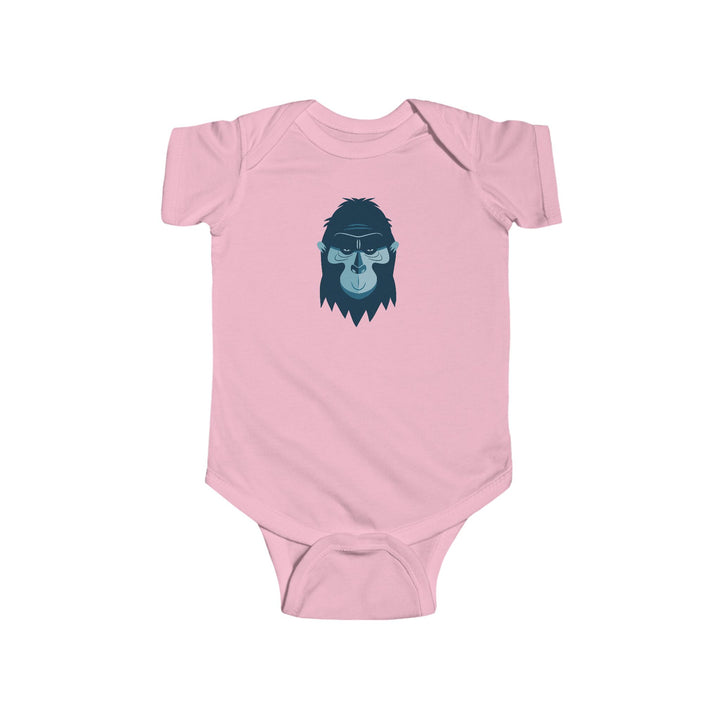 Gorilla Wild Faces Soft Baby Bodysuit