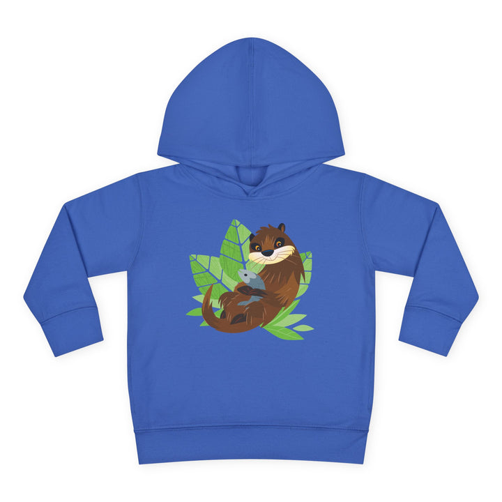 Otter Living Wildly Toddler Pullover Fleece Hoodie