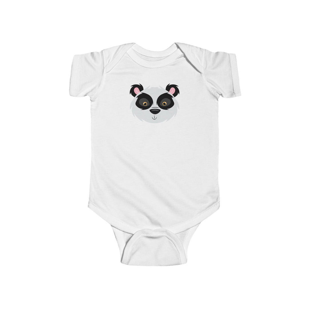 Panda Wild Faces Soft Baby Bodysuit