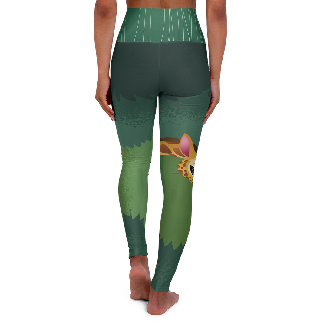 Giraffe High Waisted Yoga Leggings