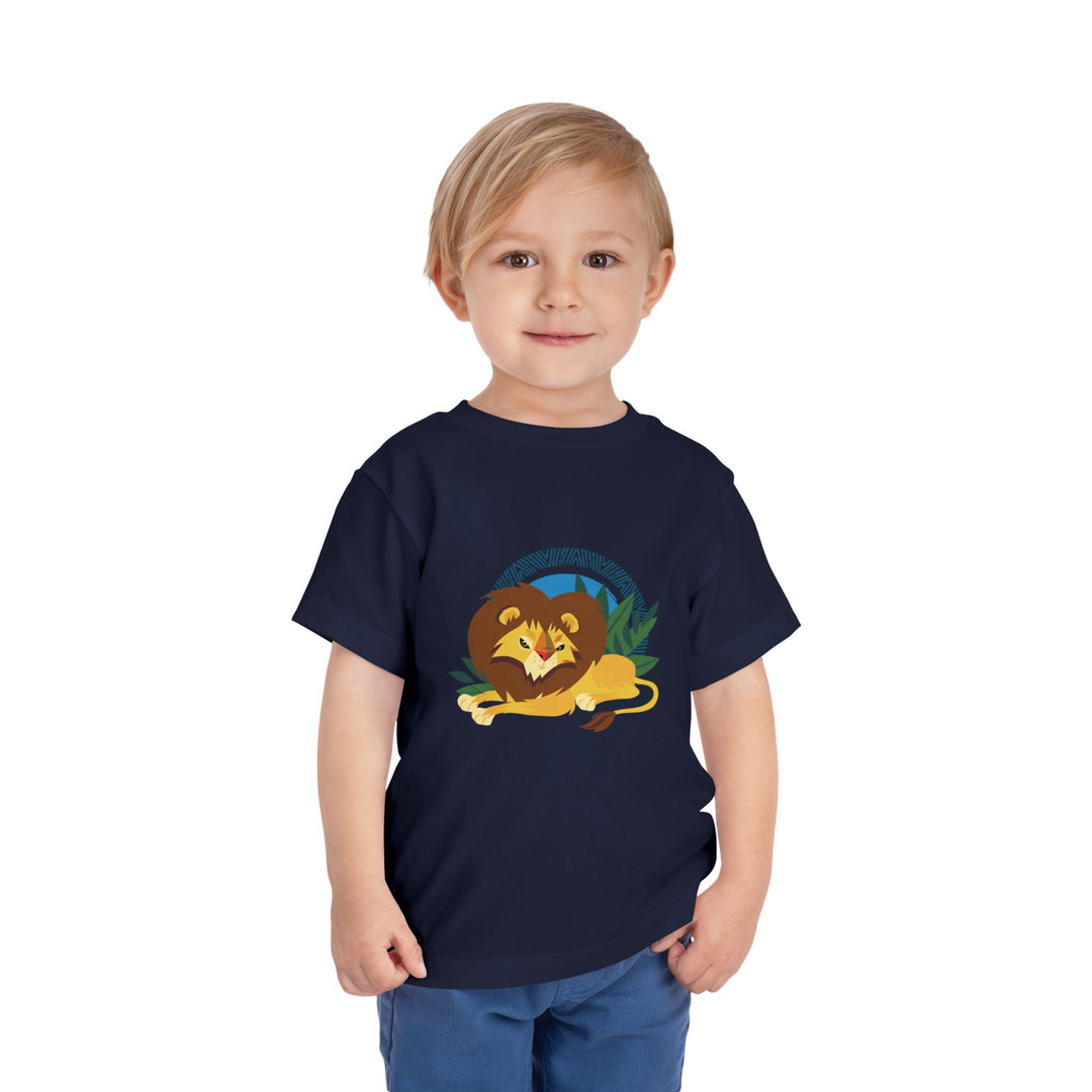 Lion Lounging Halo Toddler Soft Shirt