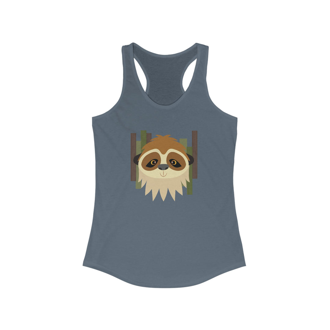 Sloth Bars Women's Racerback Athletic Tank