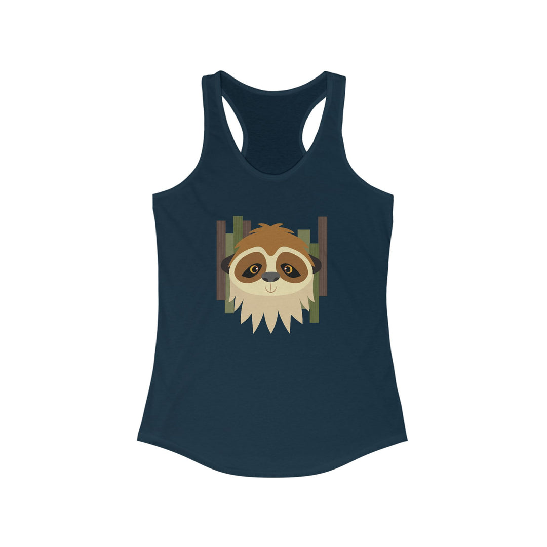 Sloth Bars Women's Racerback Athletic Tank