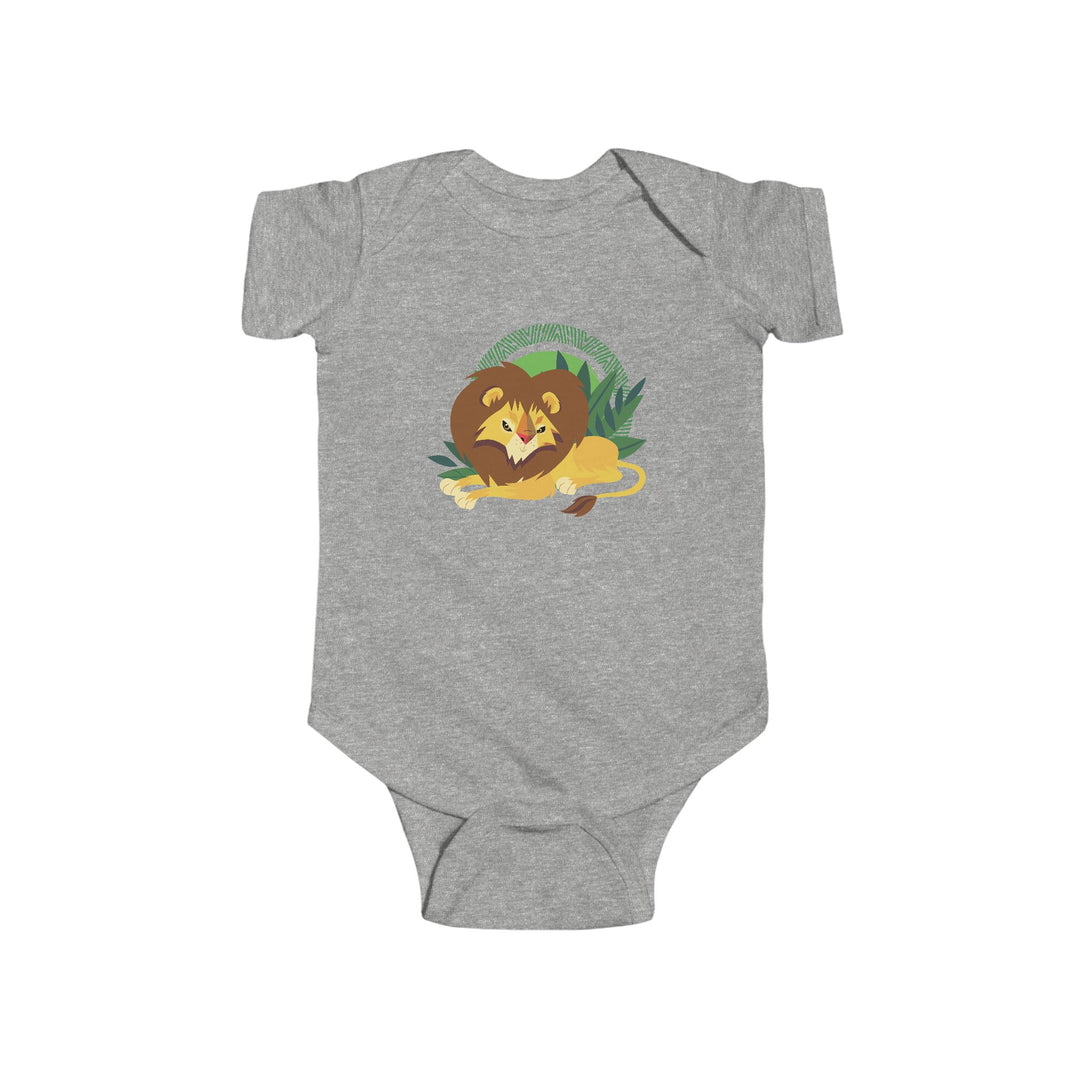 Lion Lounging Halo Soft Baby Onesie