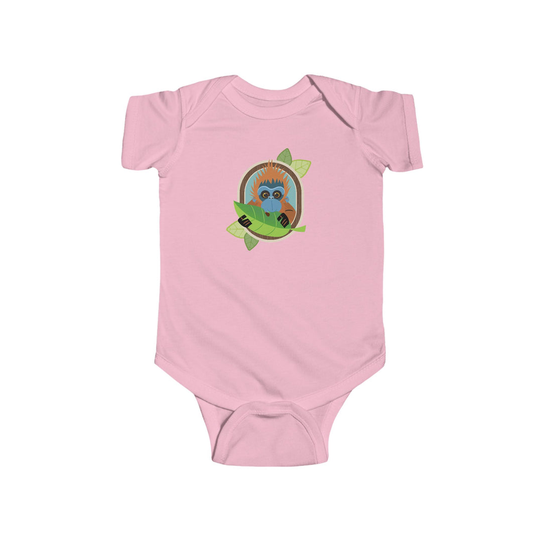 Orangutan Portrait of Nature Soft Baby Bodysuit