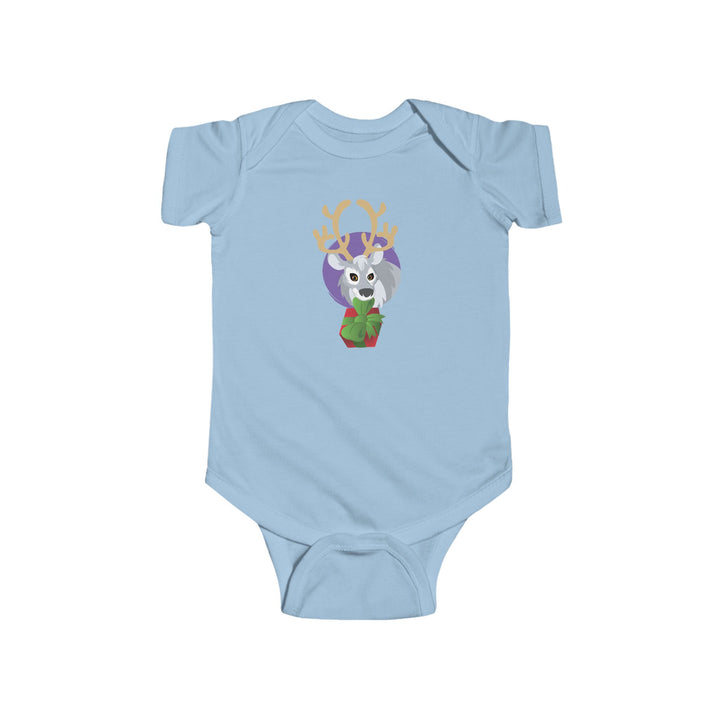 Reindeer Wild Faces Soft Baby Bodysuit