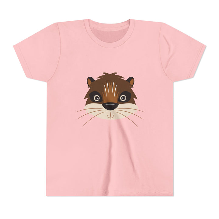 Otter Wild Faces Youth Soft Shirt
