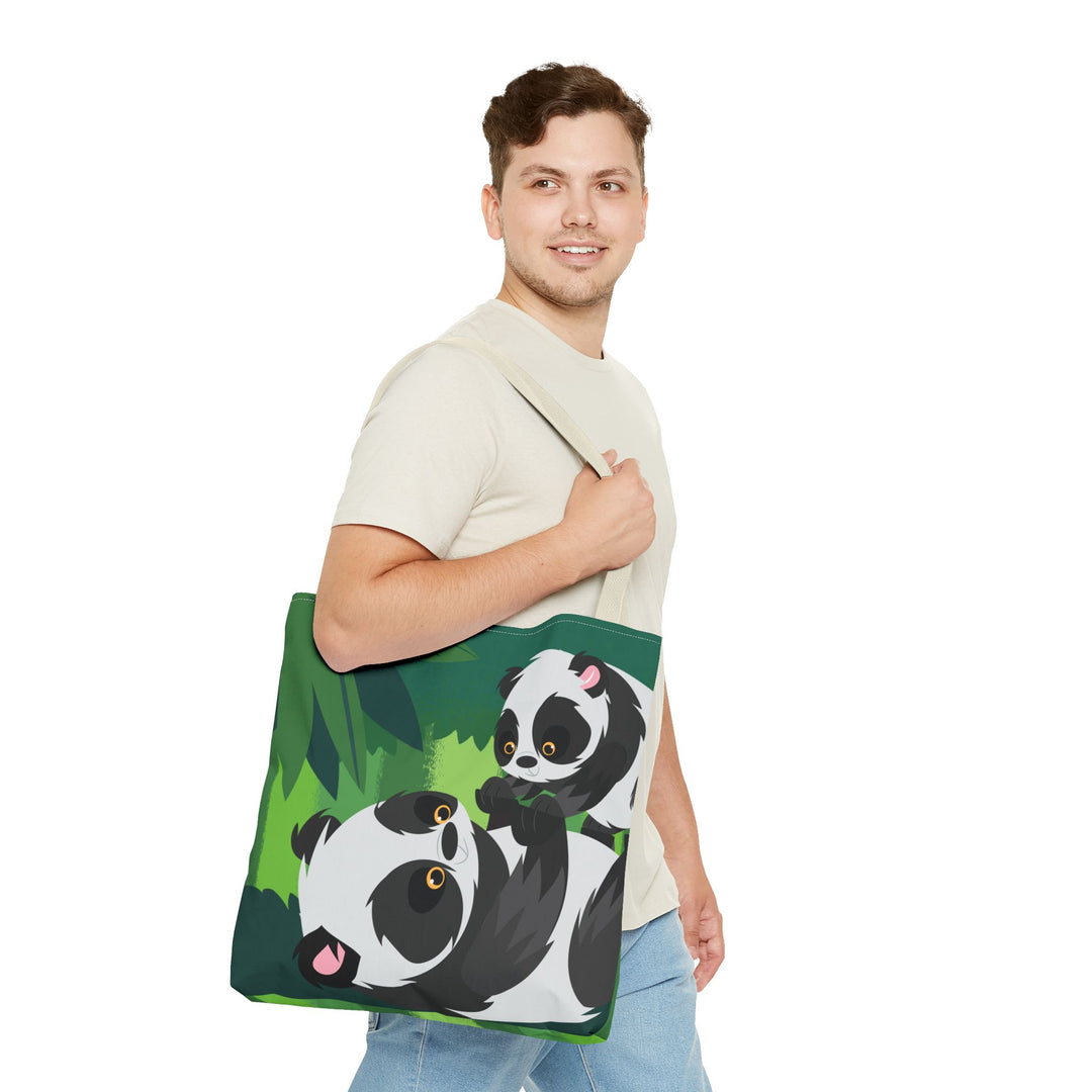 Panda Family Wild Tote Bag