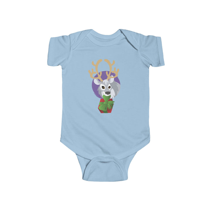 Reindeer Wild Faces Soft Baby Onesie