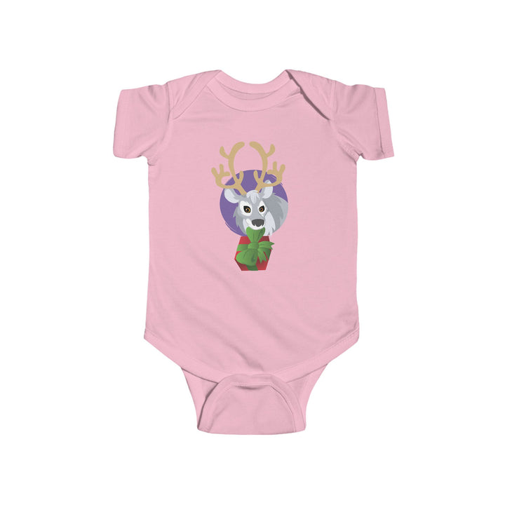 Reindeer Wild Faces Soft Baby Onesie