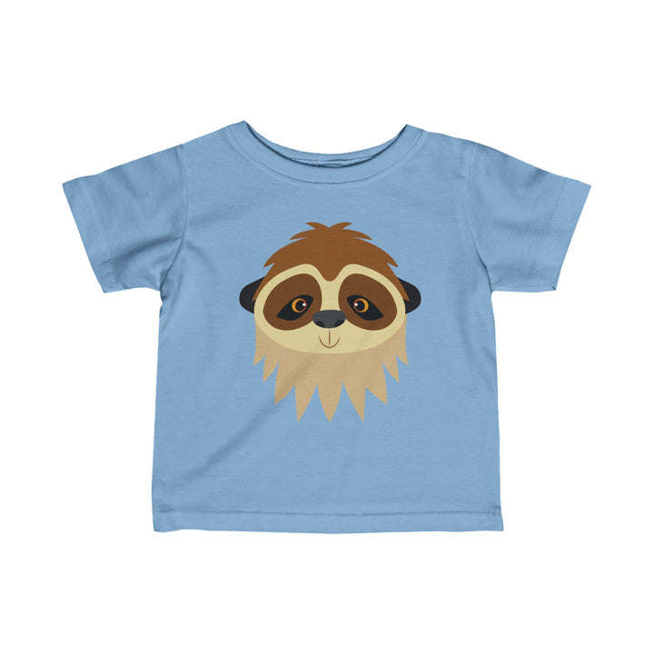 Sloth Wild Faces Baby Soft Shirt