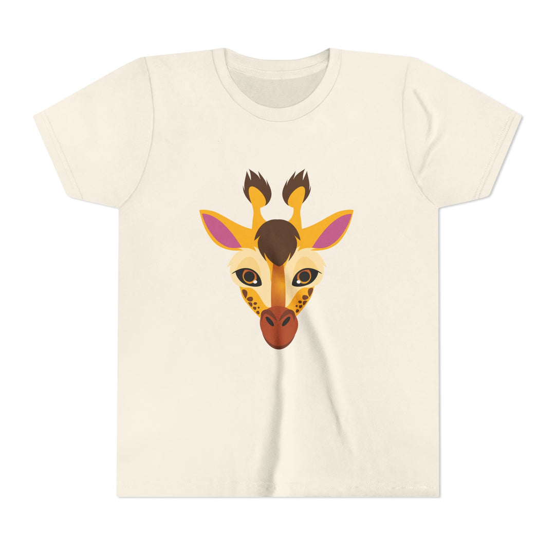 Giraffe Wild Faces Youth Soft Shirt