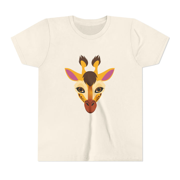Giraffe Wild Faces Youth Soft Shirt