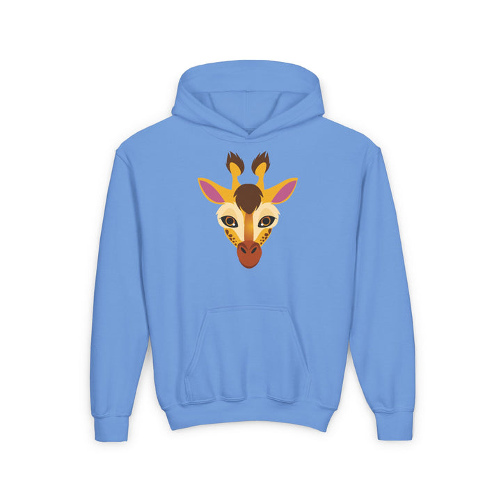 Giraffe Wild Faces Youth Hooded Sweatshirt