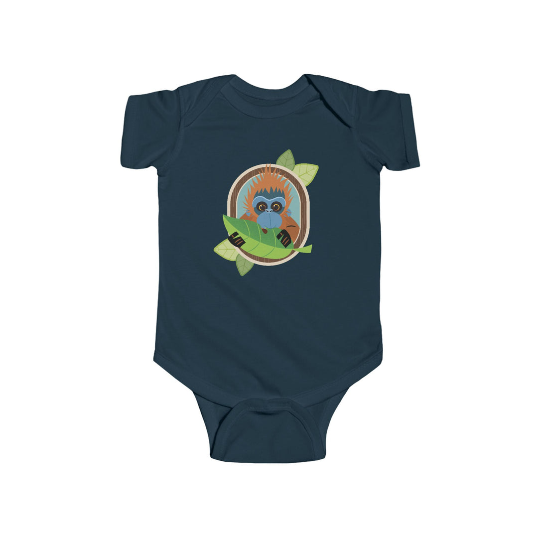 Orangutan Portrait of Nature Soft Baby Onesie