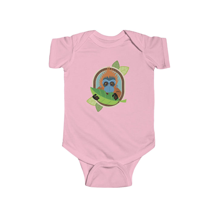 Orangutan Portrait of Nature Soft Baby Onesie