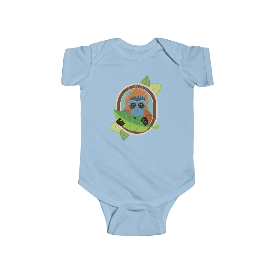 Orangutan Portrait of Nature Soft Baby Onesie