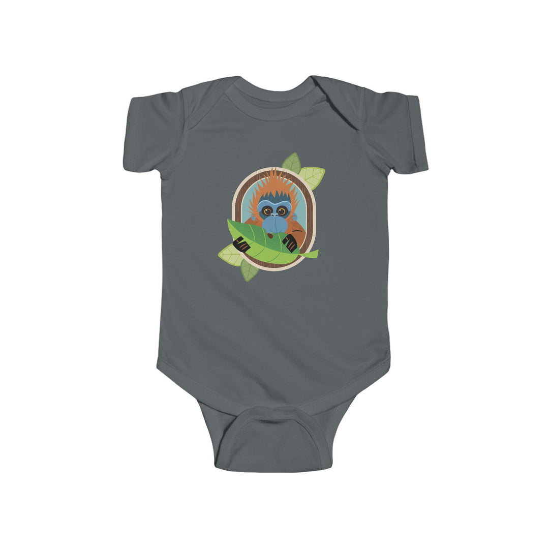 Orangutan Portrait of Nature Soft Baby Onesie