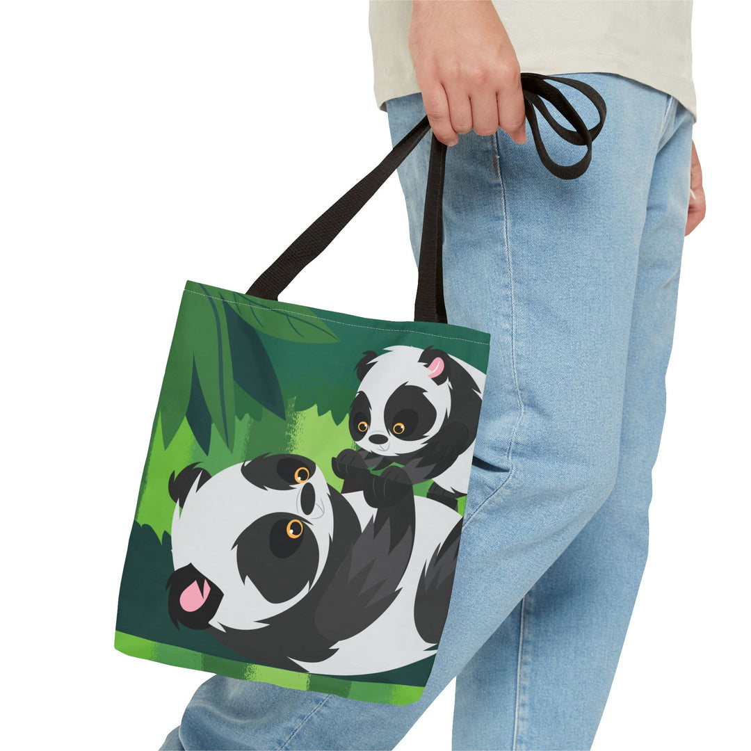 Panda Family Wild Tote Bag