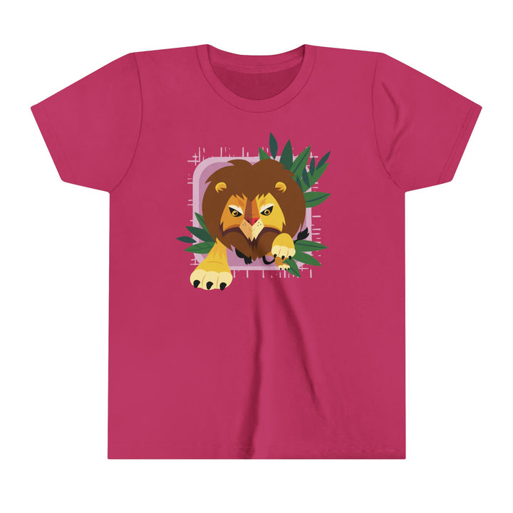 Lion In Your Face Youth Soft Shirt