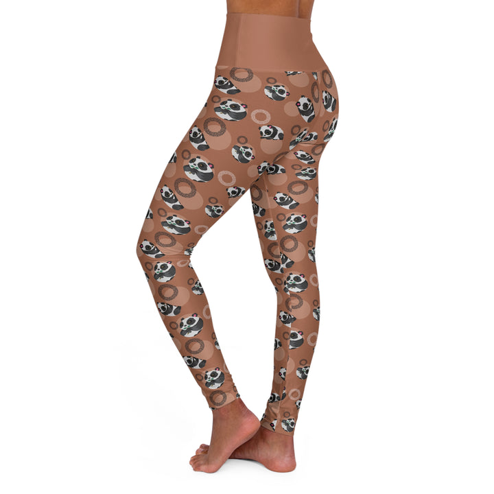 Panda Pattern High Waisted Yoga Leggings