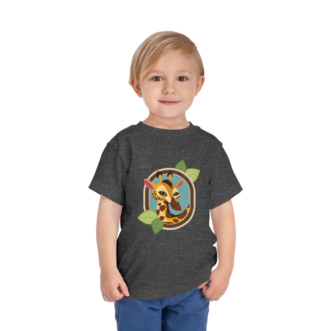 Giraffe Portrait Toddler Soft Shirt